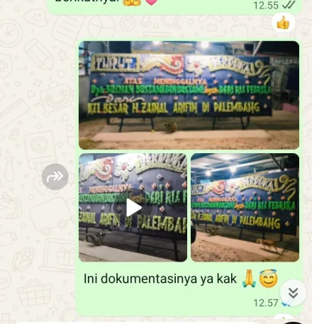 Pengiriman Papan Bunga Duka Otista